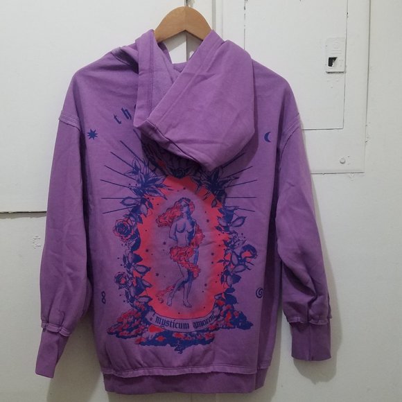 NTW UO Mystical Goddess Nate Hoodie Purple Oversized Sweatshirt Hoodie - Picture 6 of 9